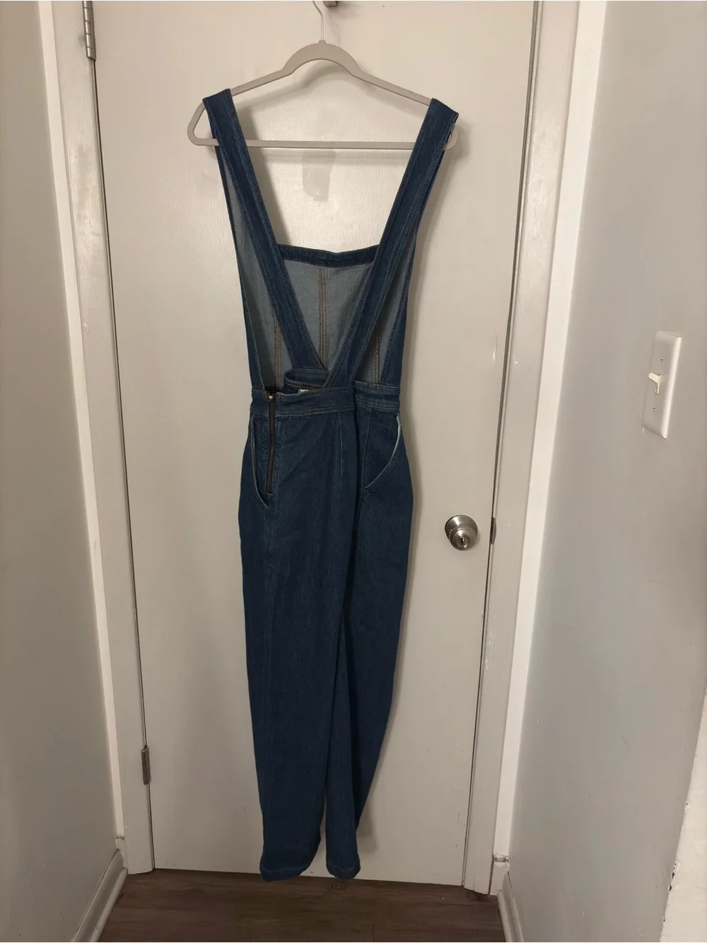 Madewell Tapered Overalls in Dunson Wash size 14 - Picture 3 of 11
